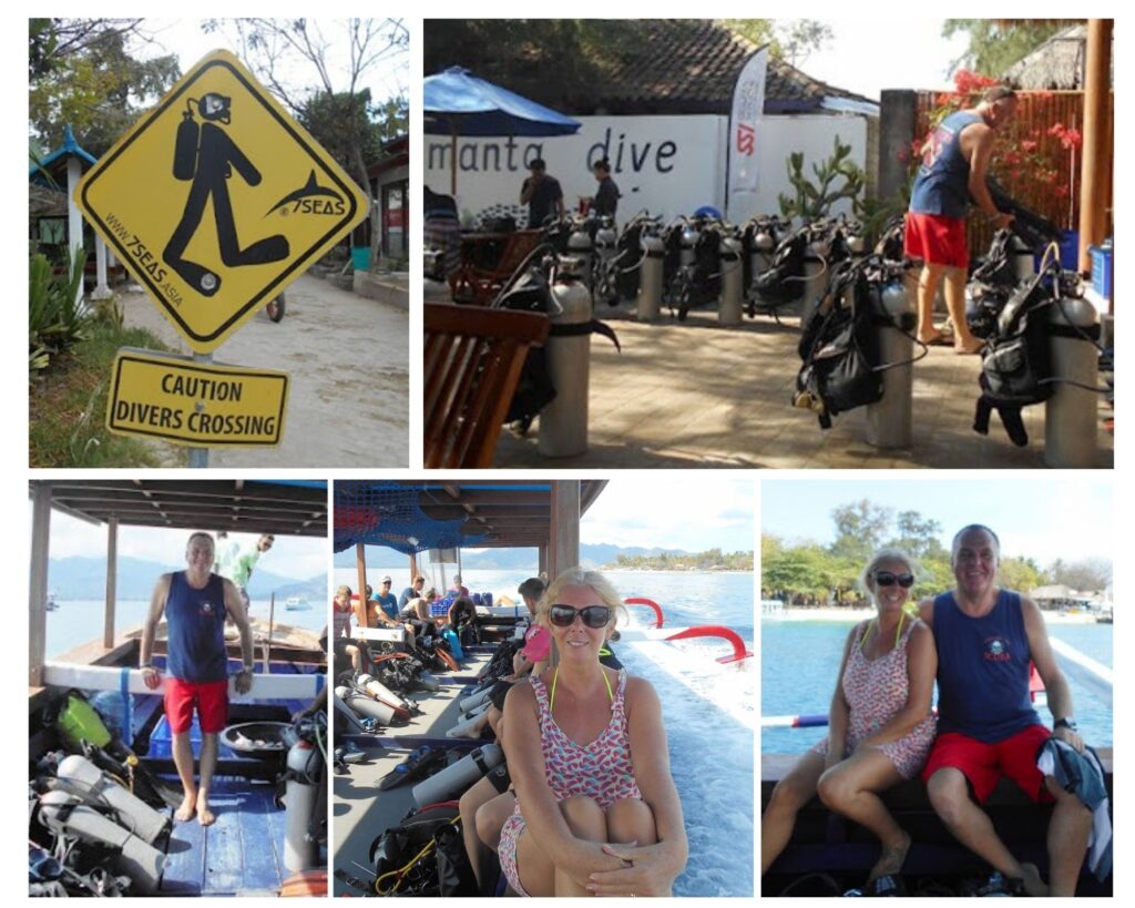 Diving with Manta Divers on Gili Air