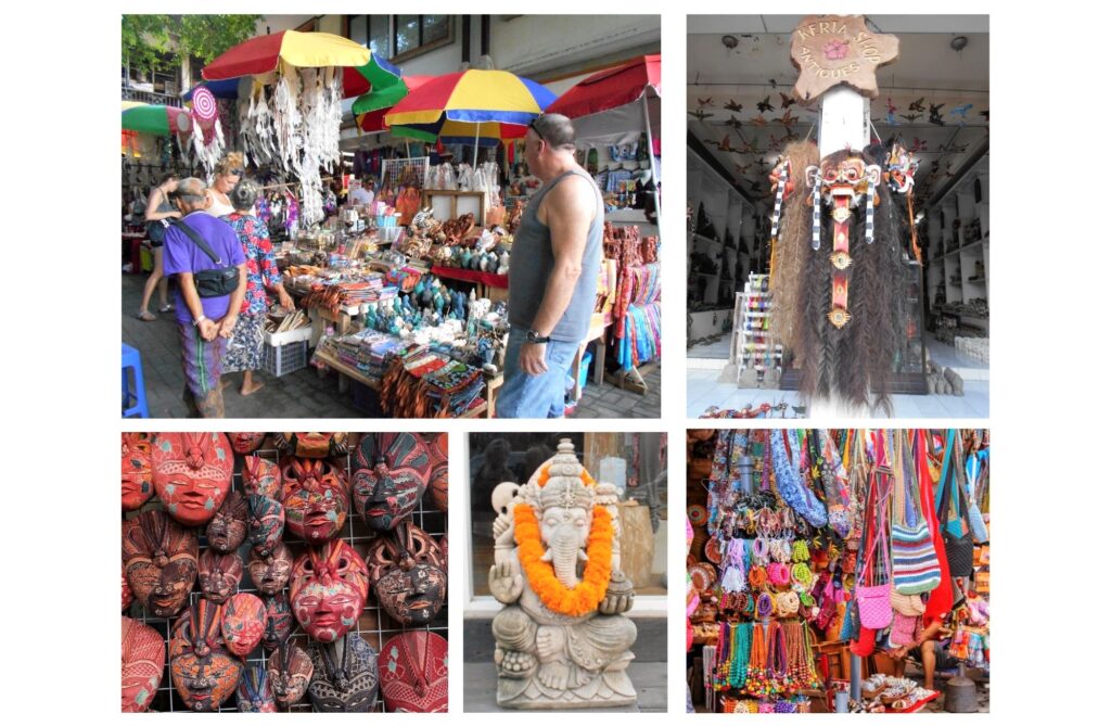 The market in Ubud Bali was colourful and busy. I loved it.