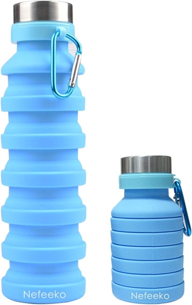 Reusable Collapsible water bottle for travel 