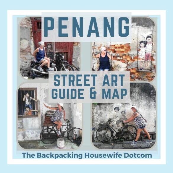 Penang Street Art with guide and map by The Backpacking Housewife